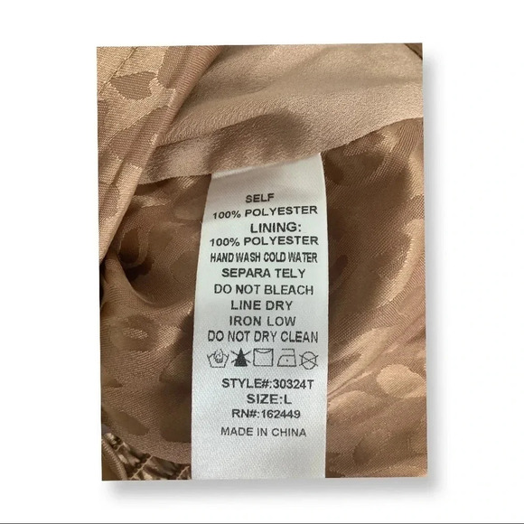 Milk & Honey Size Large Satin Cheetah Print Wired Bustier Top. New With Tags. - Picture 4 of 6